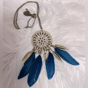 Pendant Feather Necklace
